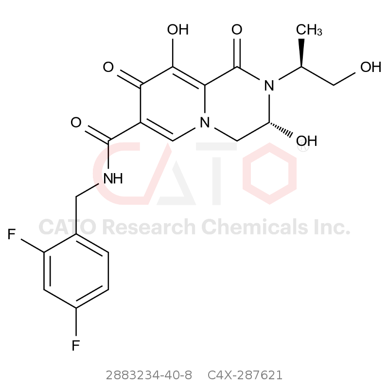 CAS No.:2883234-40-8,Cabotegravir Impurity 21