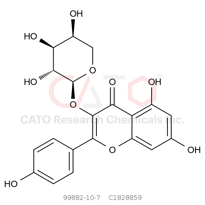 CAS No.:99882-10-7,山奈酚-3-O-α-L-吡喃阿拉伯糖苷