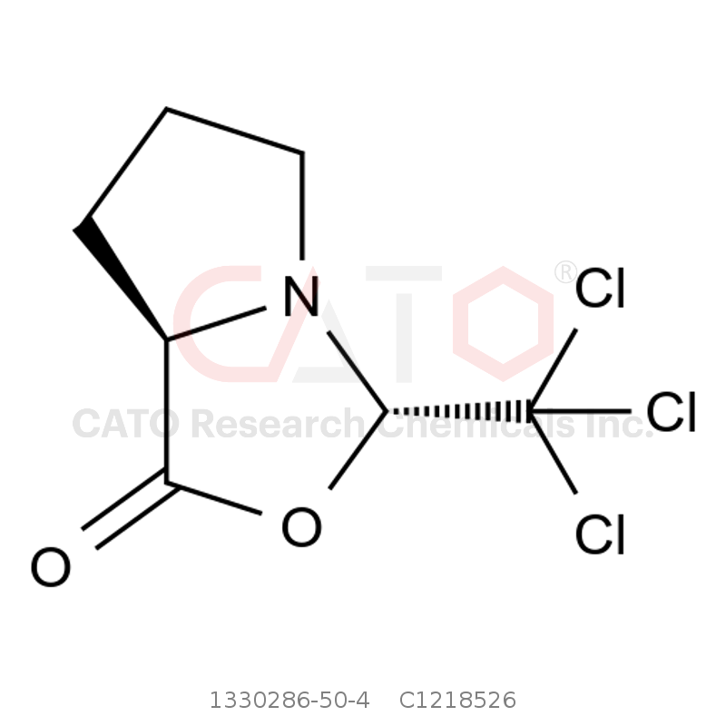 CAS No.:1330286-50-4,(3S,7aR)-3-(三氯甲基)四氢-1H,3H-吡咯并[1,2-c]恶唑-1-酮