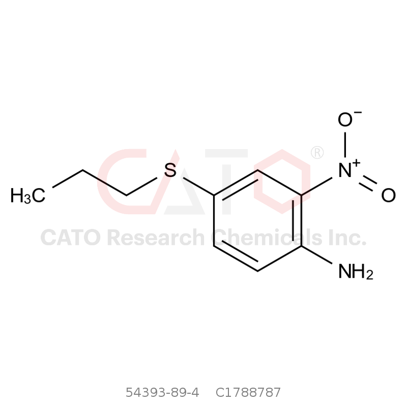 CAS No.:54393-89-4,2-Nitro-4-(propylthio)aniline