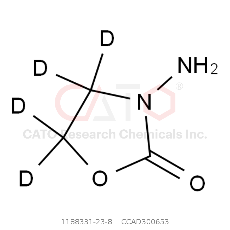 CAS No.:1188331-23-8,3-氨基-2-噁唑烷酮-D4