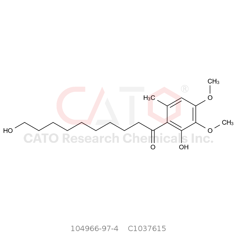 CAS No.:104966-97-4,6-(10-羟基癸酰基)-2,3-二甲氧基-5-甲酚