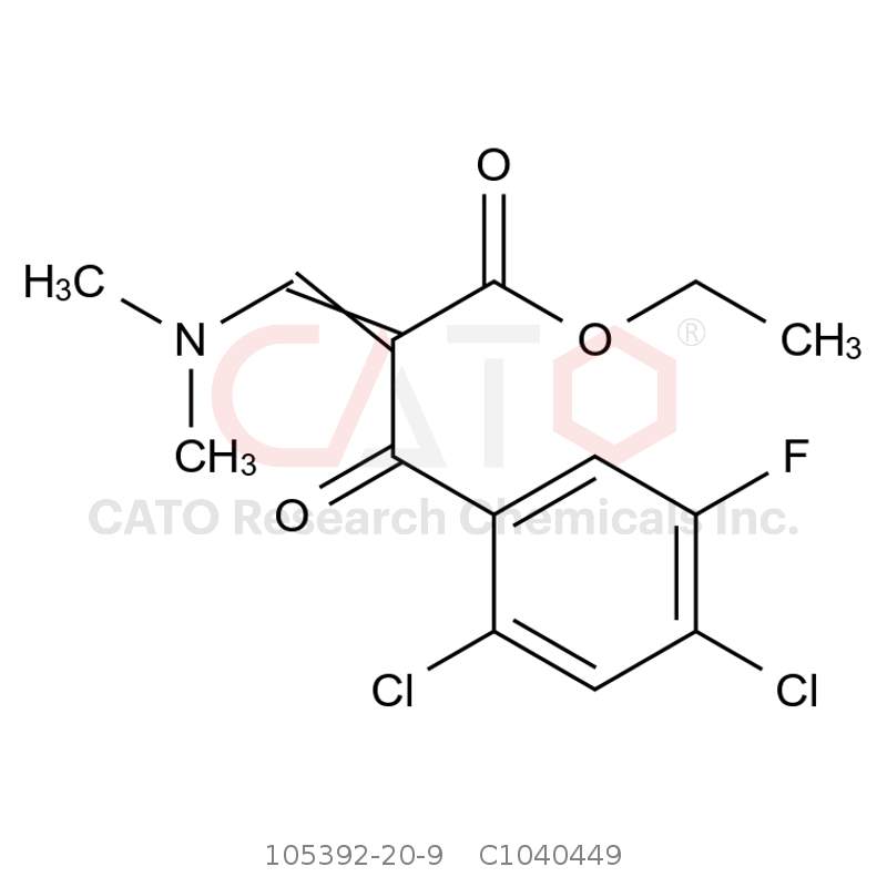 CAS No.:105392-20-9,Ethyl 2-(2,4-dichloro-5-fluorobenzoyl)-3-(dimethylamino)acrylate