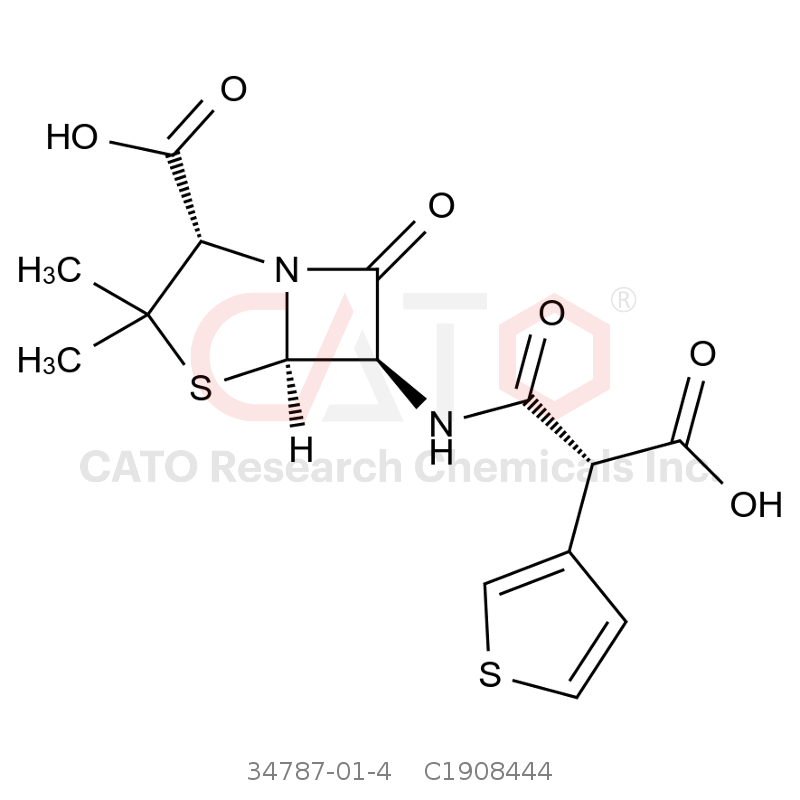 CAS No.:34787-01-4,替卡西林