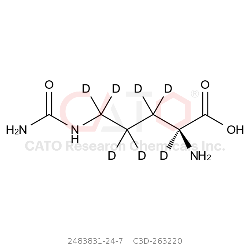 CAS No.:2483831-24-7,L-瓜氨酸-氘7