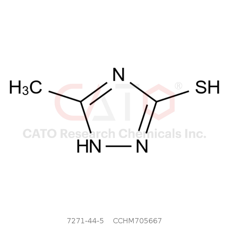 CAS No.:7271-44-5,5-Methyl-1H-1,2,4-triazole-3(2H)-thione