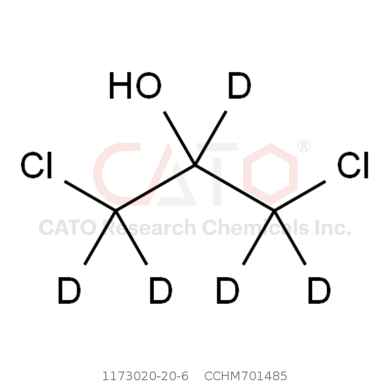 CAS No.:1173020-20-6,1,3-二氯-2-丙醇-d5