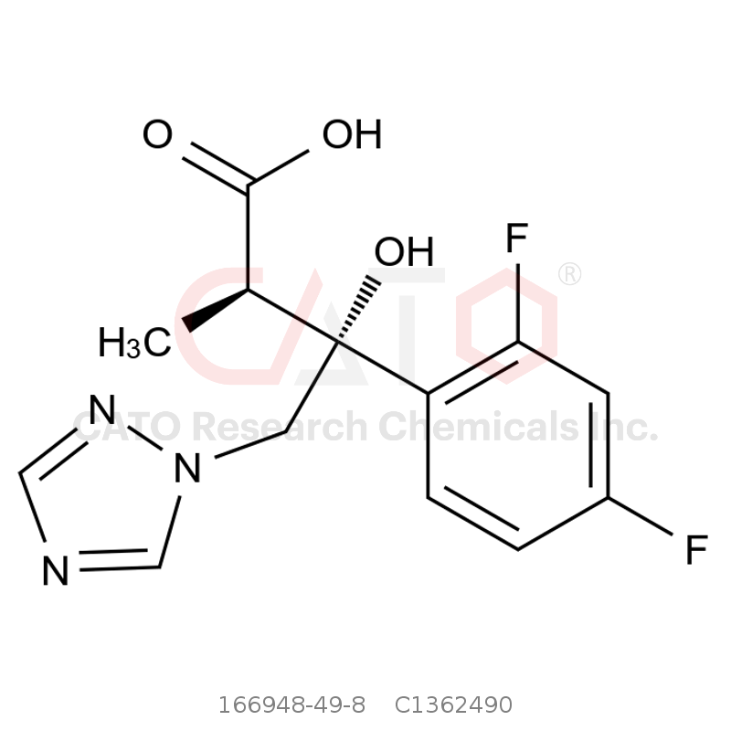 CAS No.:166948-49-8,（αR，βR）-β-（2,4-二氟苯基）-β-羟基-α-甲基-1H-1,2,4-三唑-1-丁酸