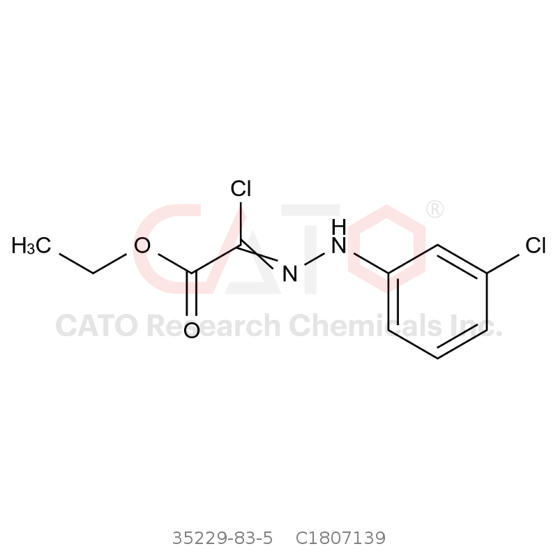CAS No.:35229-83-5,2-氯-2-[2-(3-氯苯基)肼-1-亚甲基]乙酸乙酯