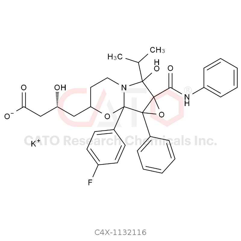 CAS No.:1193817-52-5(Free acid),阿托伐他汀环状氟苯基杂质（钾盐）