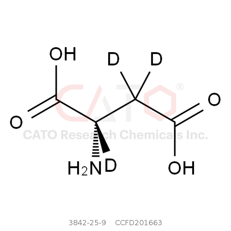 CAS No.:3842-25-9,L-Aspartic Acid-d3