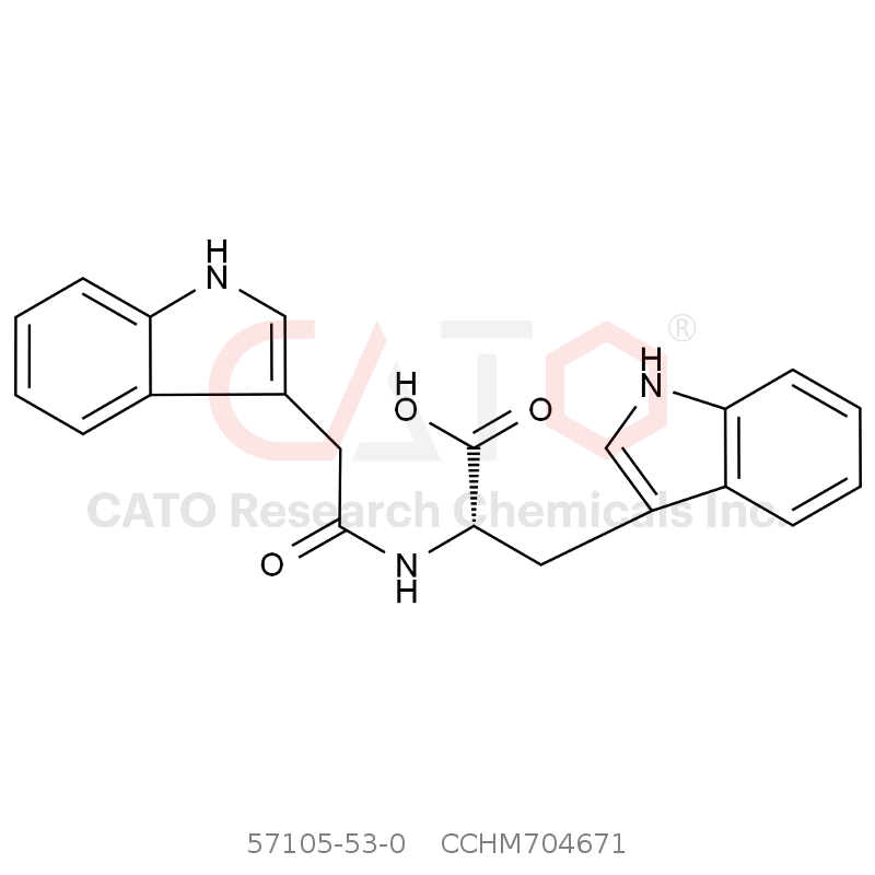CAS No.:57105-53-0,N-(3-吲哚乙酰基)-L-色氨酸