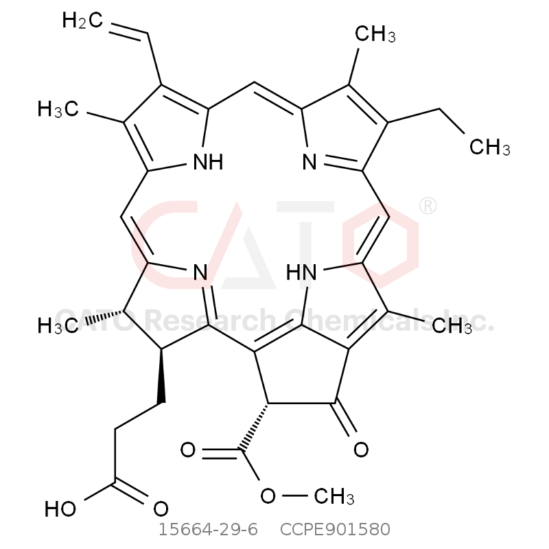 CAS No.:15664-29-6,脱镁叶绿酸盐 A（混合异构）