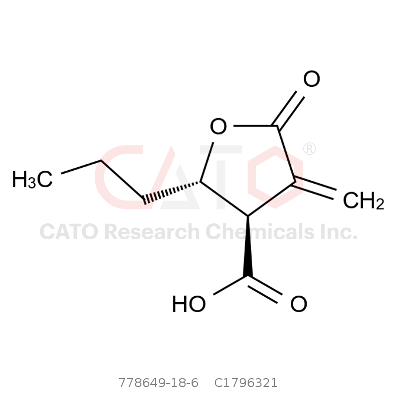CAS No.:778649-18-6,rel-(2S,3R)-4-亚甲基-5-氧代-2-丙基四氢呋喃-3-羧酸