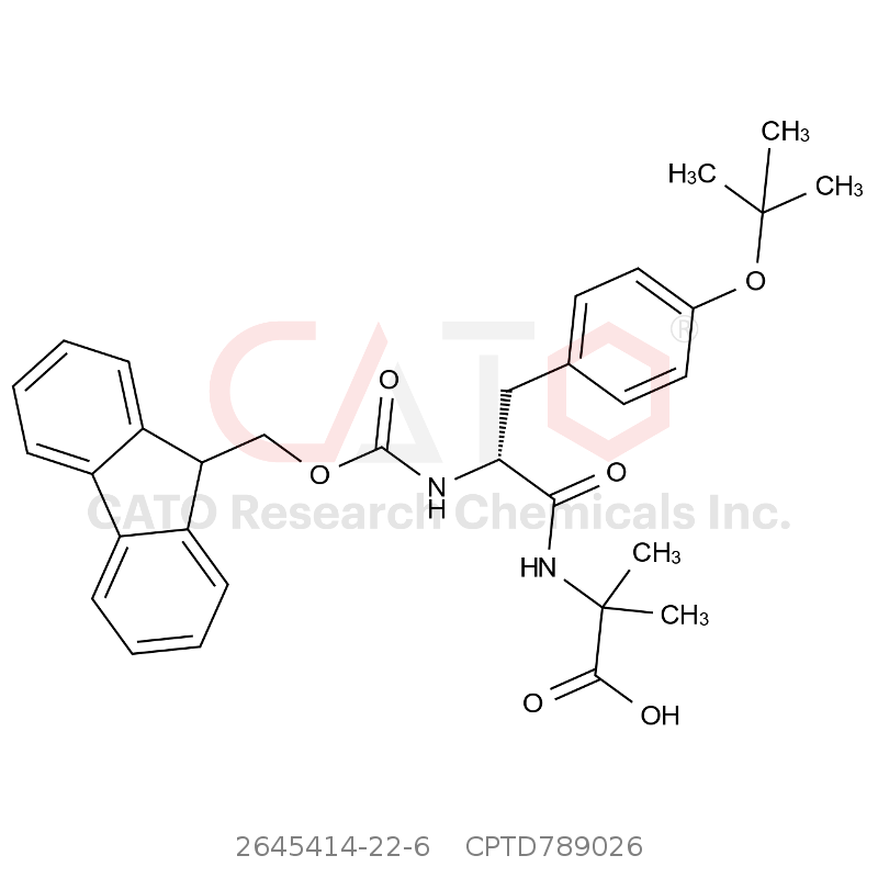 CAS No.:2645414-22-6,Fmoc-Tyr(tBu)-Aib-OH
