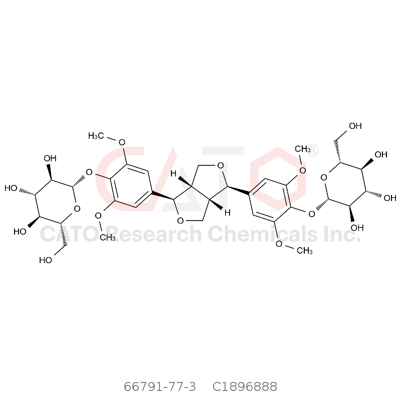 CAS No.:66791-77-3,丁香树脂醇双葡萄糖苷