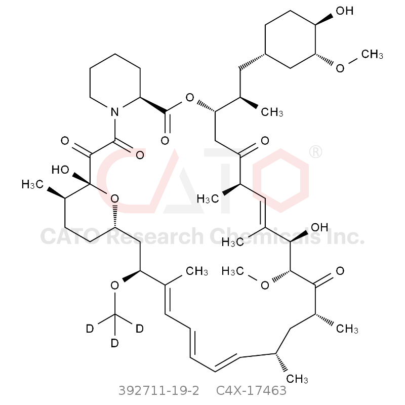 CAS No.:392711-19-2,Everolimus EP Impurity A-d3
