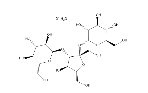 D-(+)-松三糖水合物 D-(+)-Melezitose hydrate CAS 207511-10-2 结构式 Chemical Structure