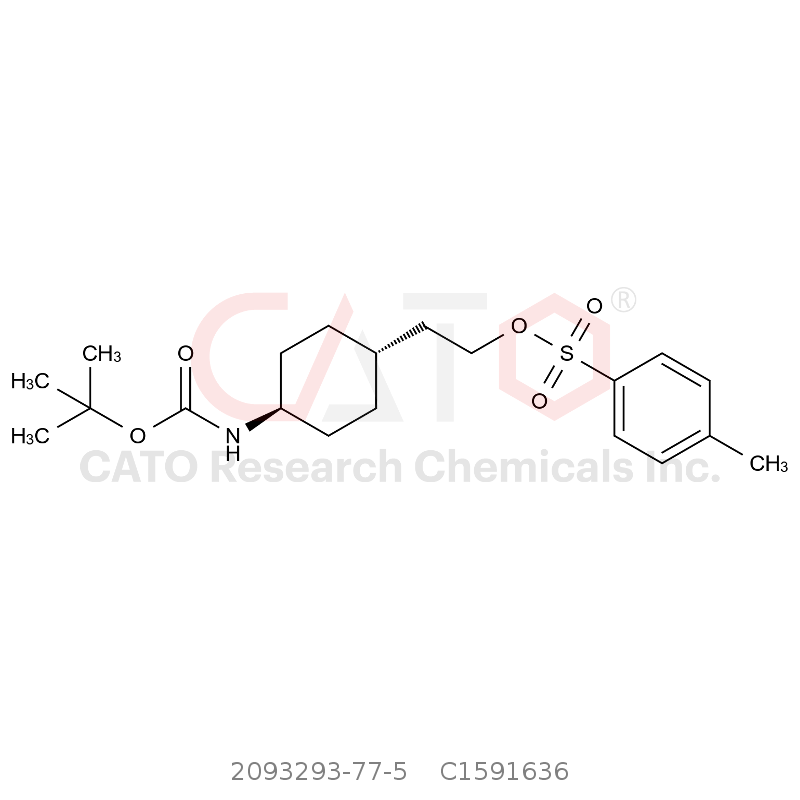 CAS No.:2093293-77-5,反式-4-N-Boc-氨基环己乙基对甲苯磺酸酯