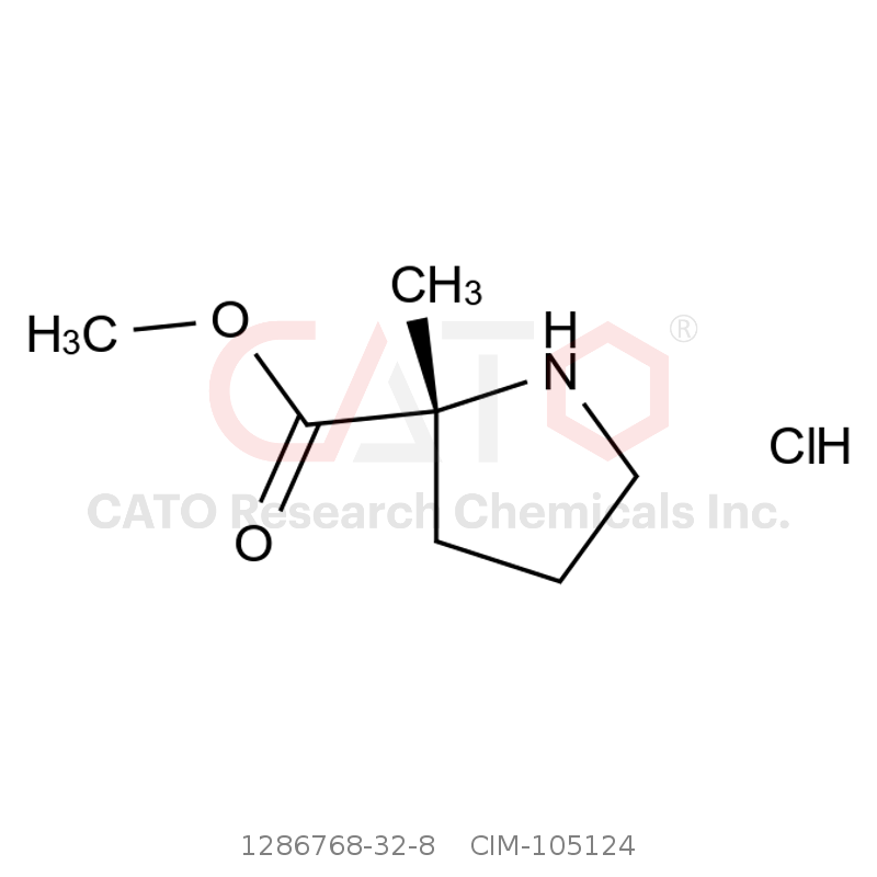 CAS No.:1286768-32-8,Methyl (2R)-2-methylpyrrolidine-2-carboxylate;hydrochloride