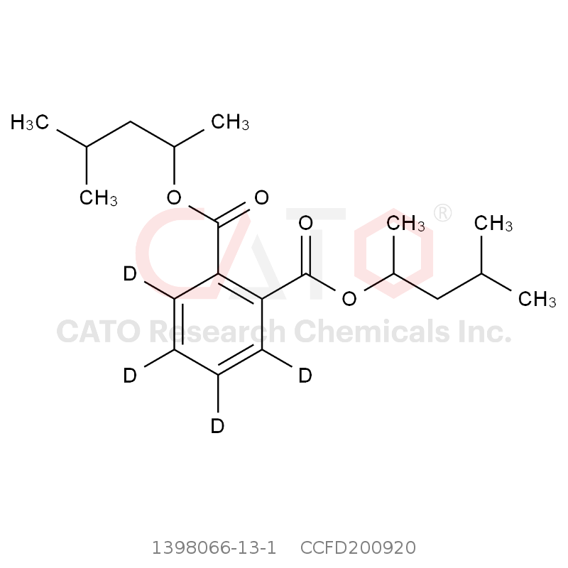 CAS No.:1398066-13-1,邻苯二甲酸二-4-甲基-2-戊酯D4