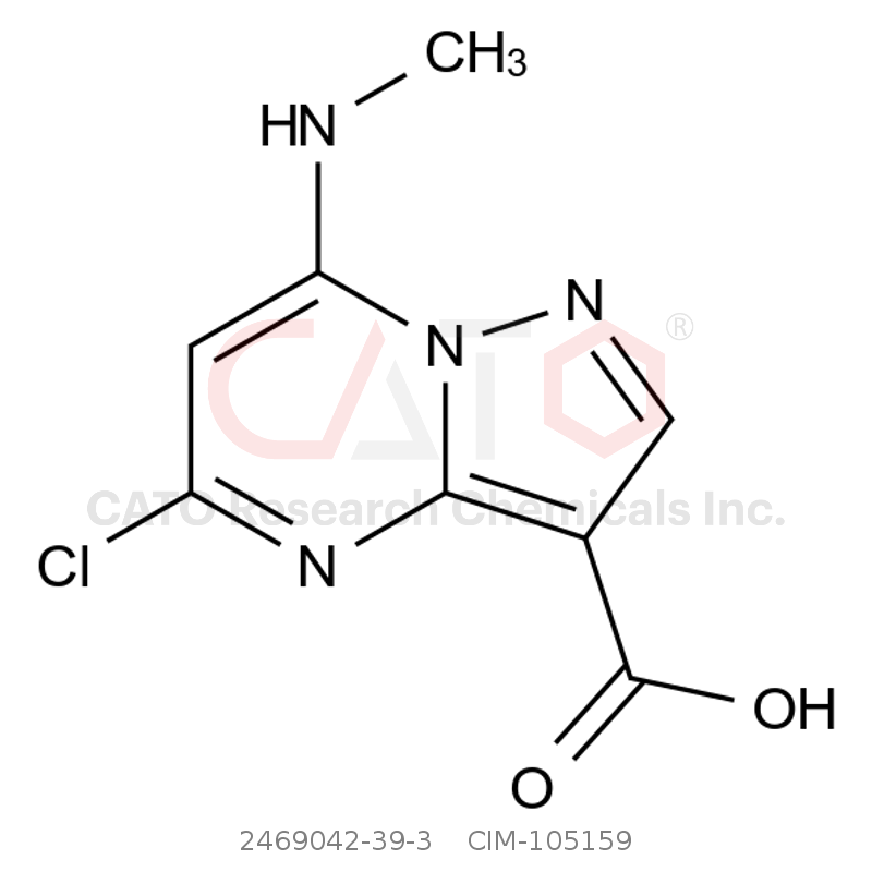CAS No.:2469042-39-3,5-Chloro-7-(methylamino)pyrazolo[1,5-a]pyrimidine-3-carboxylic acid