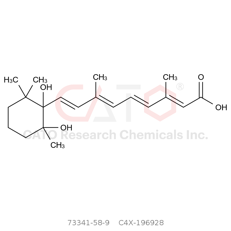 CAS No.:73341-58-9,5,6-Dihydro-5,6-Dihydroxy Retinoic Acid