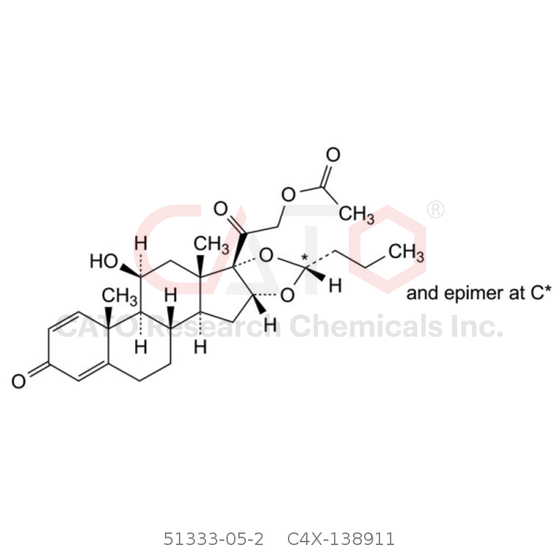 CAS No.:51333-05-2,布地奈德EP杂质K (差向异构体混合物)