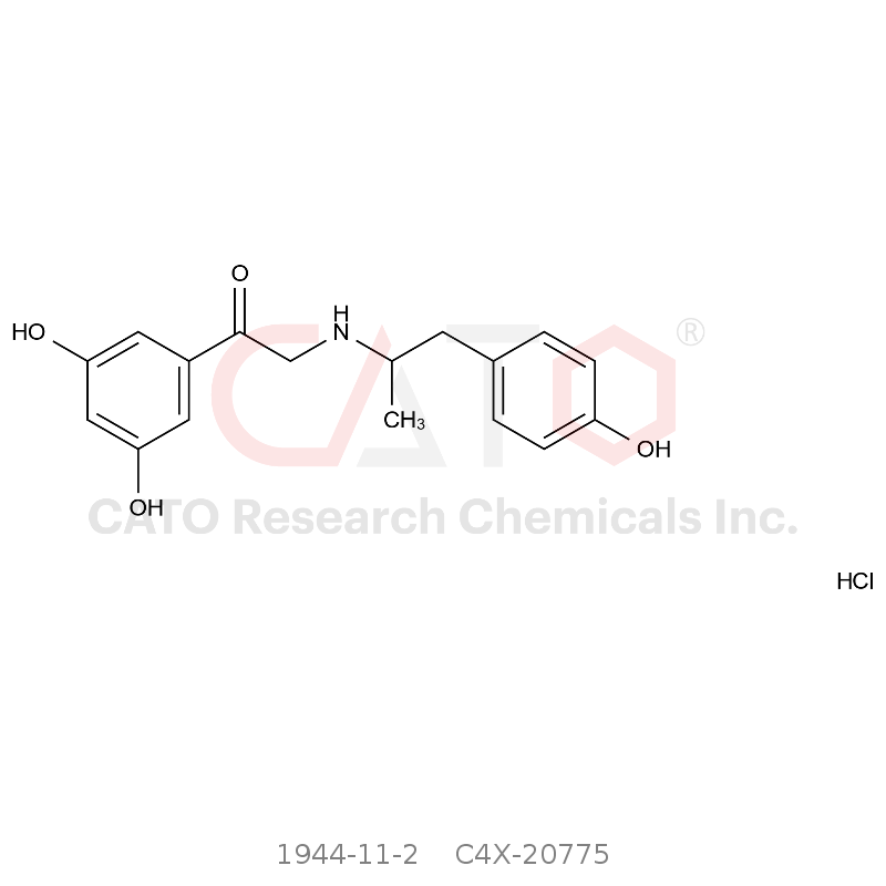 CAS No.:1944-11-2,Fenoterol EP Impurity B (Enantiomer Mixture)HCl