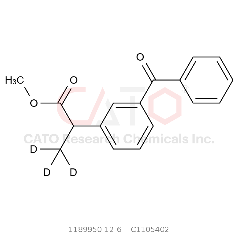CAS No.:1189950-12-6,2-(3-苯甲酰苯基)丙酸甲酯-3,3,3-d3