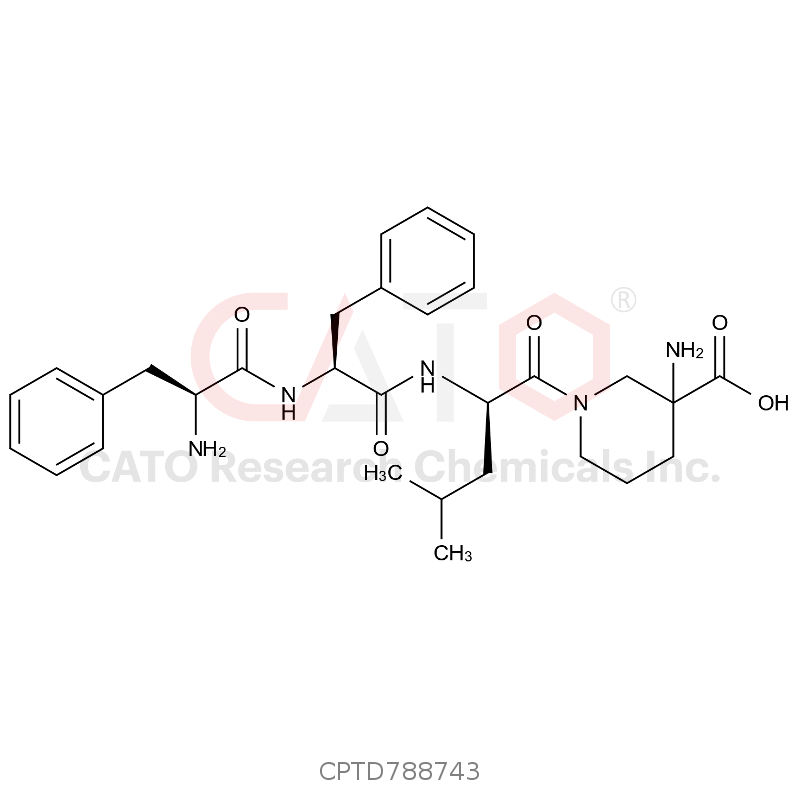 1-(L-苯丙氨酰-L-苯丙氨酰-D-亮氨酰)-4-氨基哌啶-4-羧酸