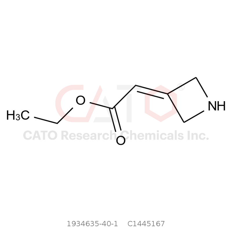 CAS No.:1934635-40-1,乙基2-(氮杂环丁烷-3-亚基)乙酸酯