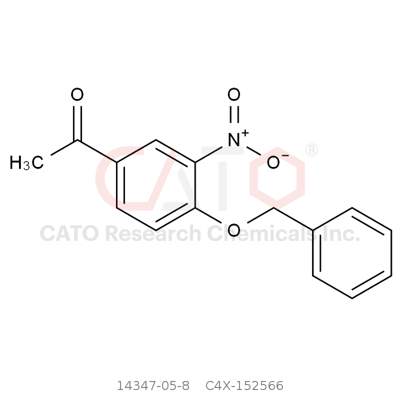 CAS No.:14347-05-8,1-[3-nitro-4-(phenylmethoxy)phenyl]ethanone