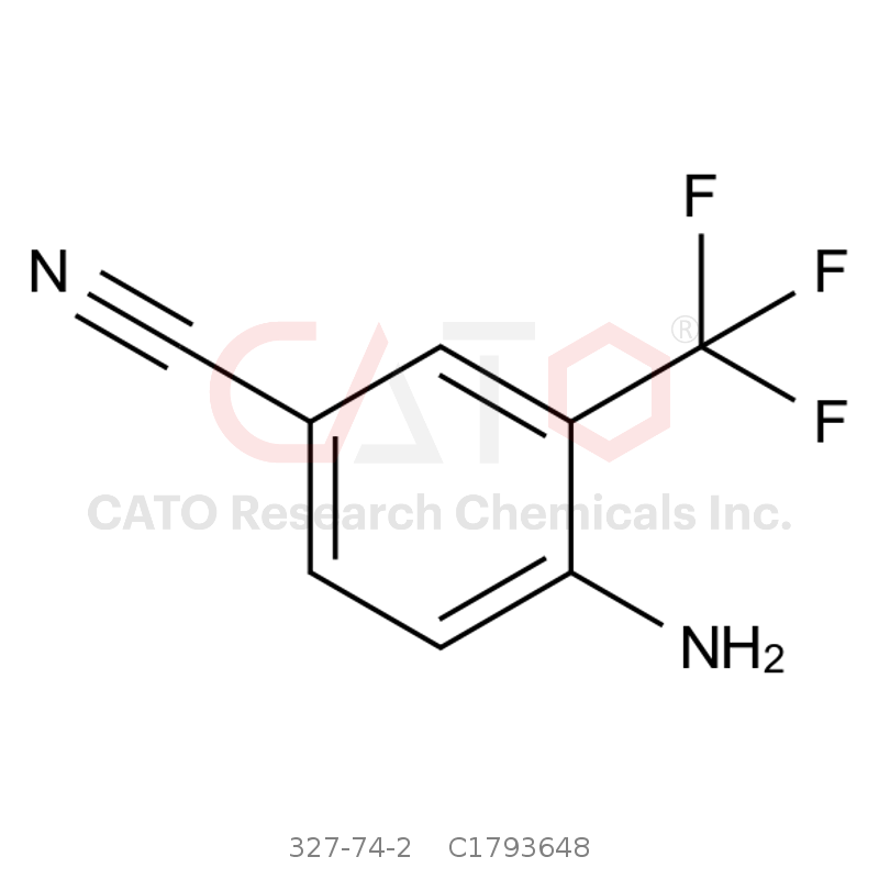 CAS No.:327-74-2,4-Amino-3-(trifluoromethyl)benzonitrile