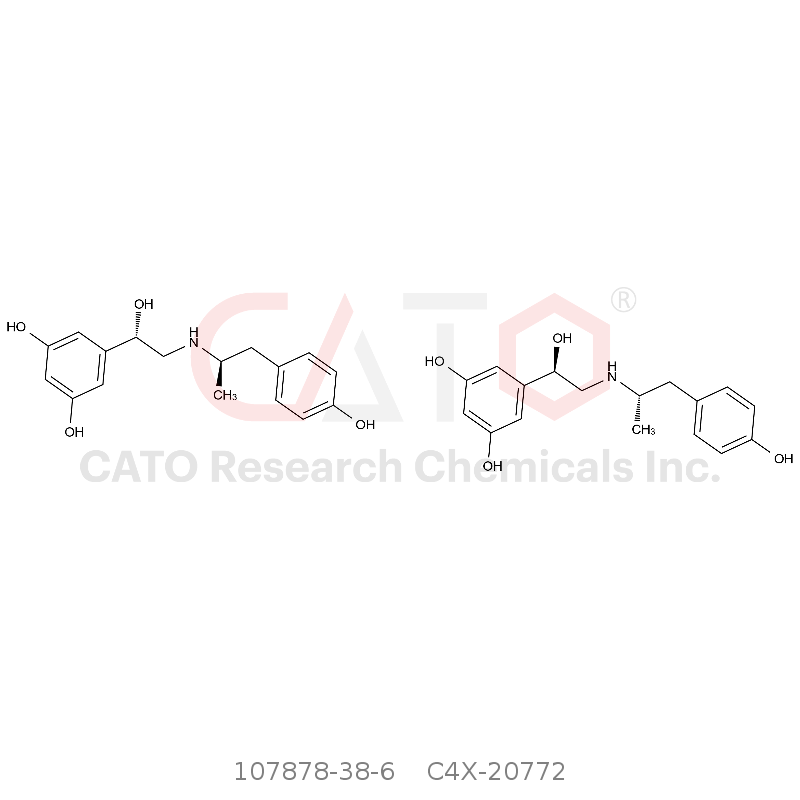 CAS No.:107878-38-6,Fenoterol EP Impurity A (Enantiomer Mixture)