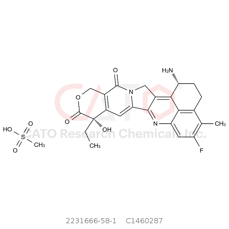 CAS No.:2231666-58-1,(1R,9S)-Exatecan (mesylate)