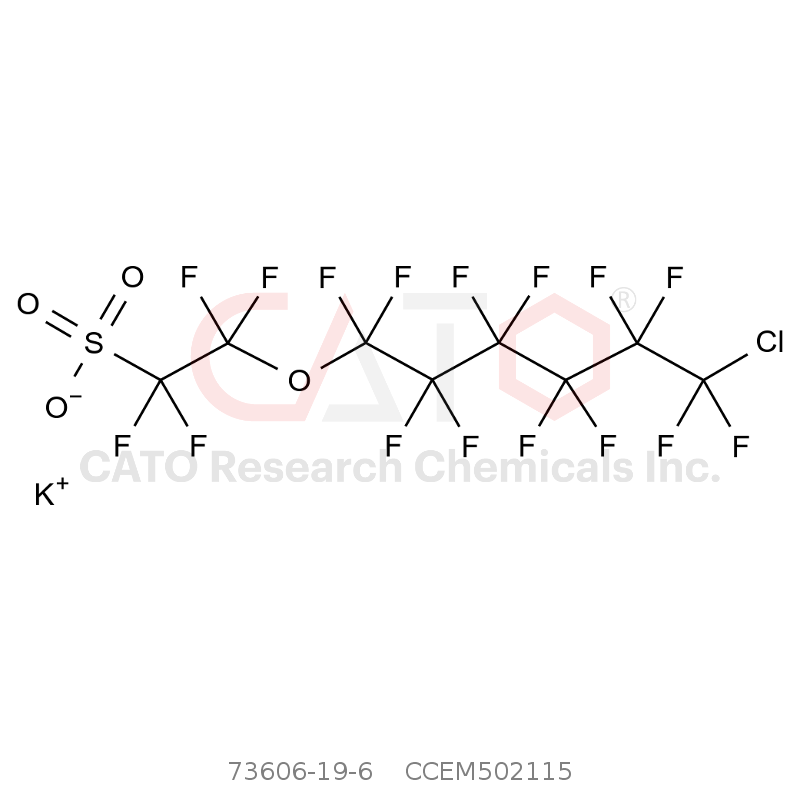 CAS No.:73606-19-6,2-((6-氯-1,1,2,2,3,3,4,4,5,5,6,6-十二氟己基)氧基)-1,1,2,2-四氟乙烷-1-磺酸钾