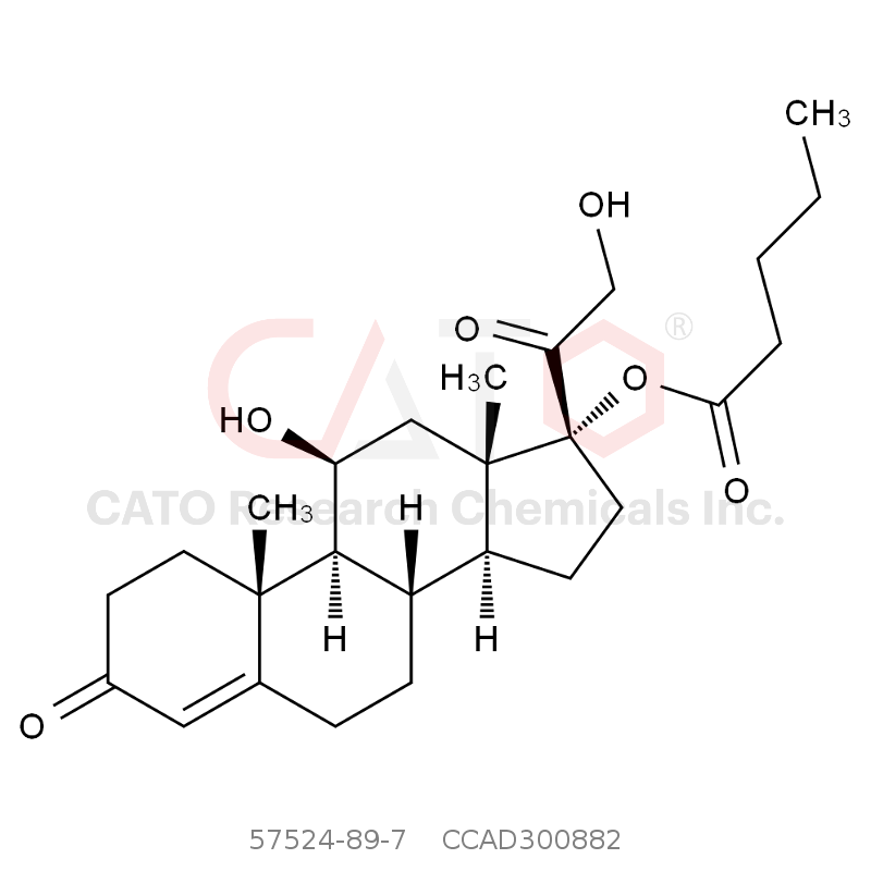 CAS No.:57524-89-7,氢化可的松-17-戊酸酯