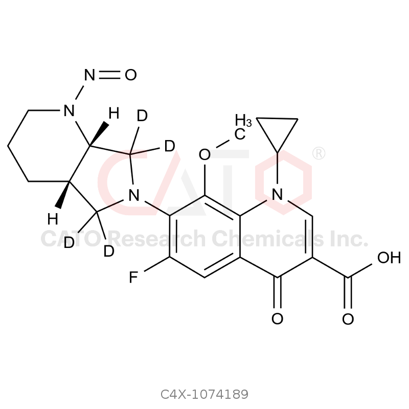 N-Nitroso Moxifloxacin D4