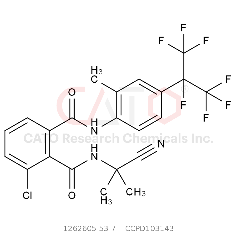 CAS No.:1262605-53-7,氯氟氰虫酰胺