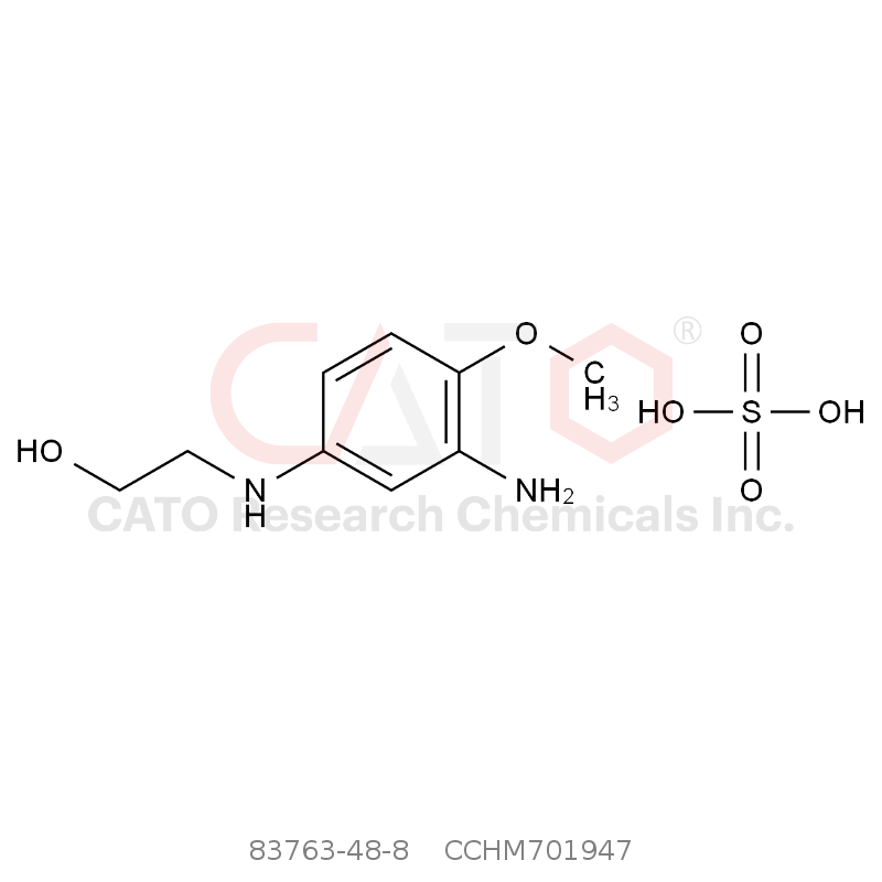 CAS No.:83763-48-8,2-氨基-4-羟乙基氨基苯甲醚硫酸盐