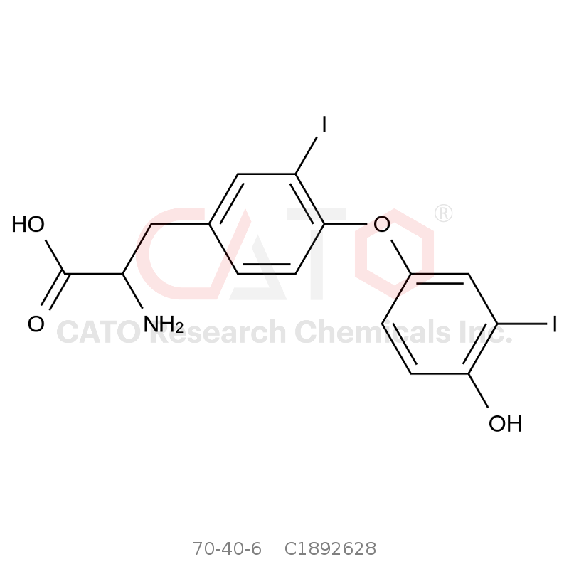 CAS No.:70-40-6,rac-Levothyroxine EP Impurity J (3,3'-DL-Diiodothyronine)