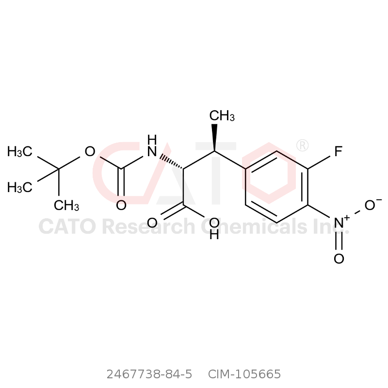 CAS No.:2467738-84-5,(βS)-2-((tert-Butoxycarbonyl)amino)-3-(3-fluoro-4-nitrophenyl)butanoic acid