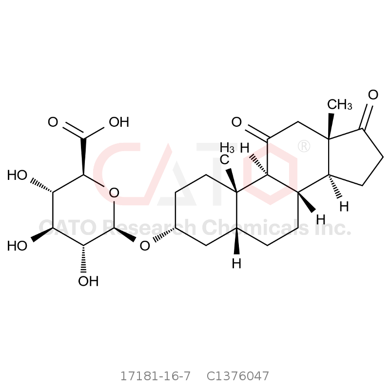 CAS No.:17181-16-7,5β-雄甾烷-3α-OL-11,17-二酮葡萄糖醛酸盐