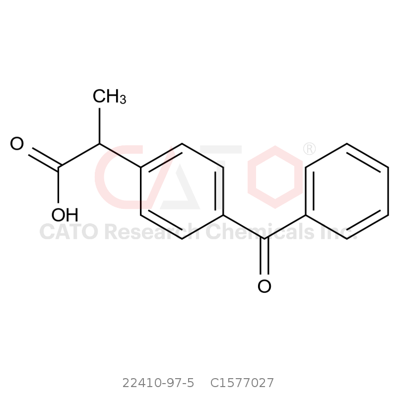 CAS No.:22410-97-5,2-(4-Benzoylphenyl)propanoic Acid