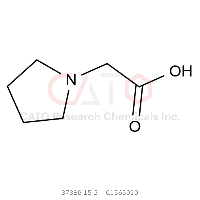 CAS No.:37386-15-5,2-(1-Pyrrolidyl)acetic Acid