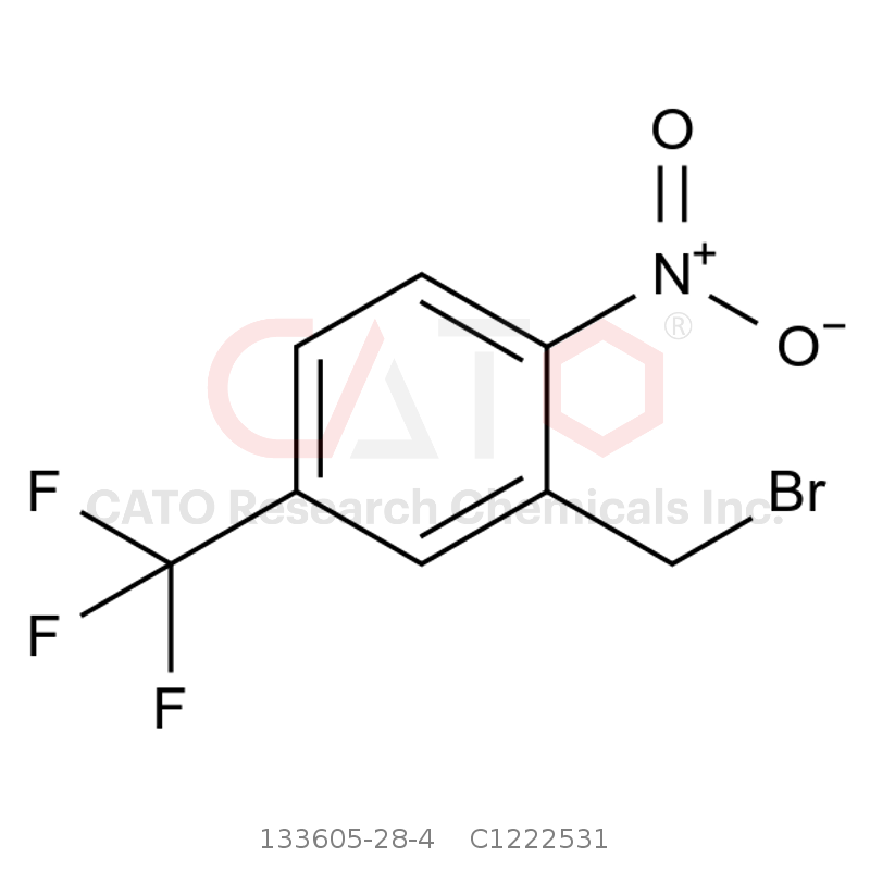 CAS No.:133605-28-4,2-(Bromomethyl)-1-nitro-4-(trifluoromethyl)benzene