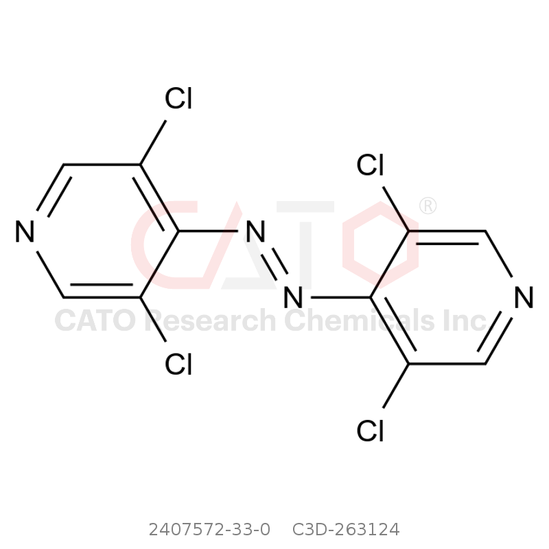 CAS No.:2407572-33-0,(E)-1,2-双(3,5-二氯吡啶-4-基)偶氮烯