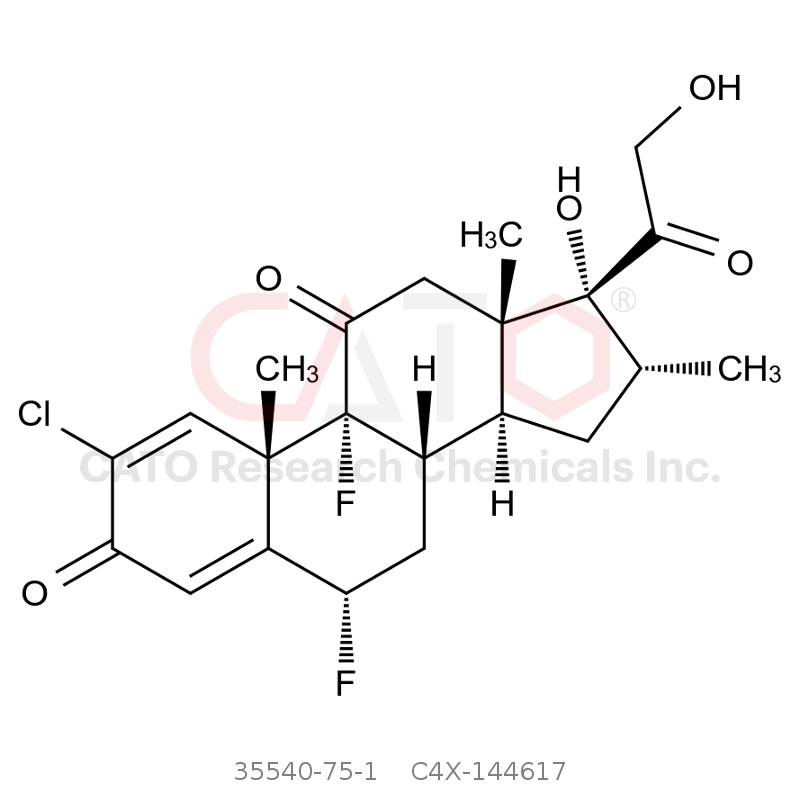 CAS No.:35540-75-1,卤米松杂质17