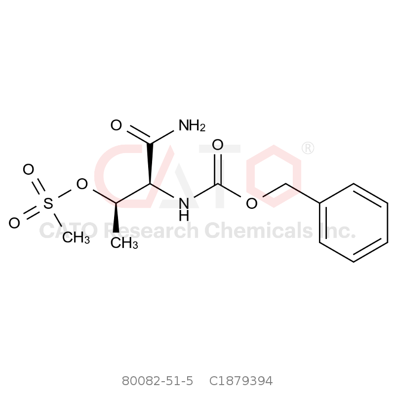 CAS No.:80082-51-5,(2R,3S)-4-氨基-3-((苄氧羰基)氨基)-4-氧代丁-2-基甲磺酸酯